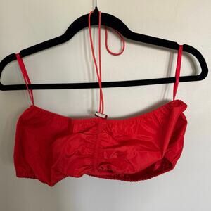 NWOT STAUD Nora Top in Red SZ M